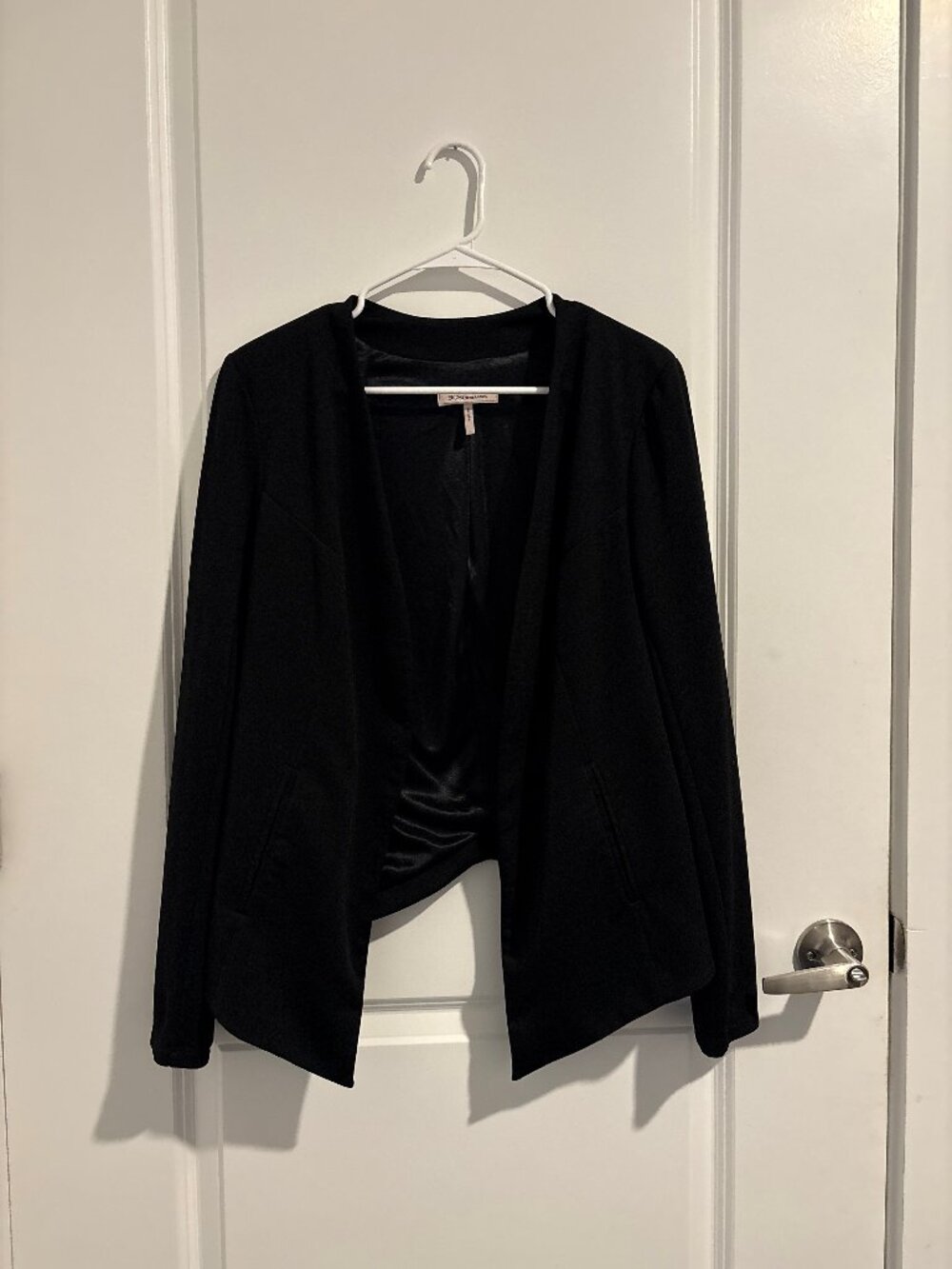 Vintage BCBG Open Black Blazer M
